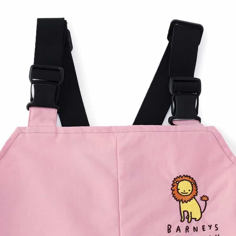 BARNEYS NEW YORK ライオン刺繍ポケッタブルアソビウェア LIGHT PINK