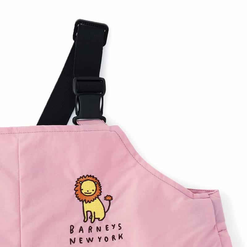 BARNEYS NEW YORK ライオン刺繍ポケッタブルアソビウェア LIGHT PINK
