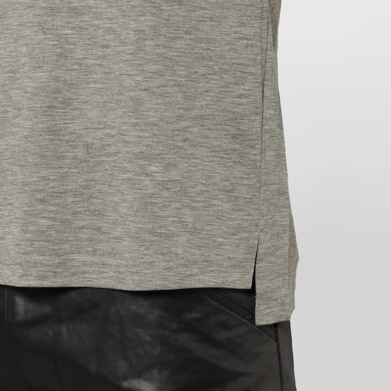 BARNEYS NEW YORK テンセル素材ロングスリーブカットソー LIGHT GRAY