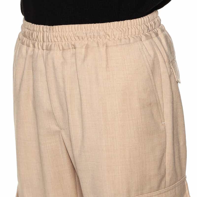 BERNARDO GIUSTI バーニーズ ニューヨーク限定ウールイージーパンツ BEIGE