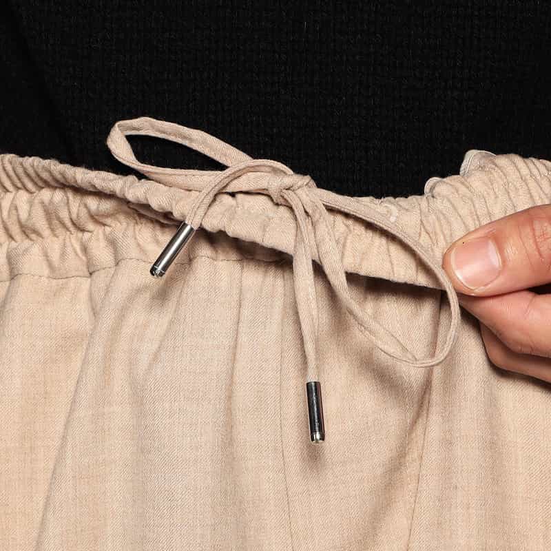 BERNARDO GIUSTI バーニーズ ニューヨーク限定ウールイージーパンツ BEIGE