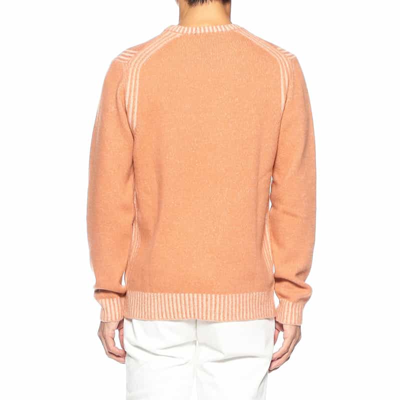 DANIELE FIESOLI ウール×カシミヤ ニットプルオーバー ORANGE