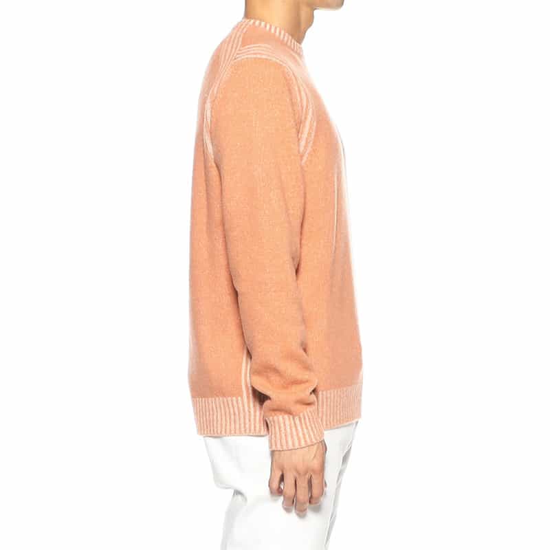 DANIELE FIESOLI ウール×カシミヤ ニットプルオーバー ORANGE