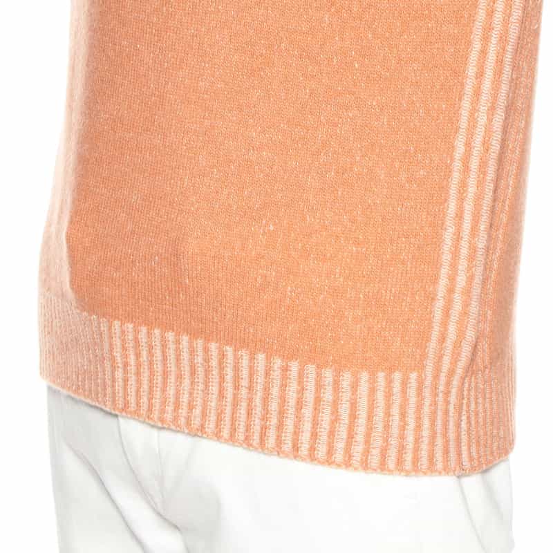 DANIELE FIESOLI ウール×カシミヤ ニットプルオーバー ORANGE