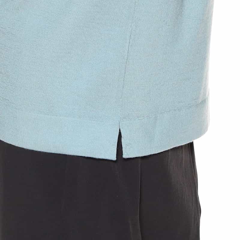 BARNEYS NEW YORK ウールニットTシャツ LIGHT BLUE