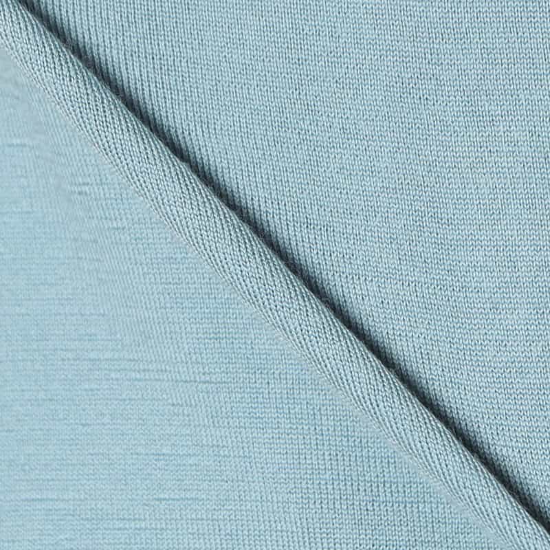 BARNEYS NEW YORK ウールニットTシャツ LIGHT BLUE