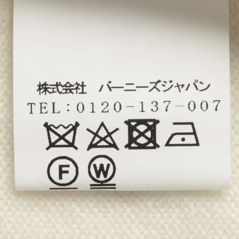 BARNEYS NEW YORK カシミヤ100％クルーネックニットプルオーバー WHITE