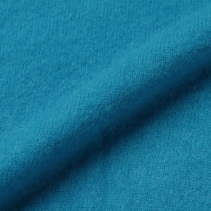 BARNEYS NEW YORK カシミヤ100％クルーネックニットプルオーバー BLUE