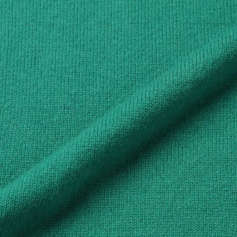 BARNEYS NEW YORK カシミヤ100％タートルネックニットプルオーバー GREEN