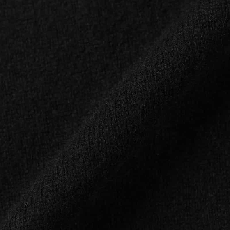 BARNEYS NEW YORK カシミヤ100％タートルネックニットプルオーバー BLACK