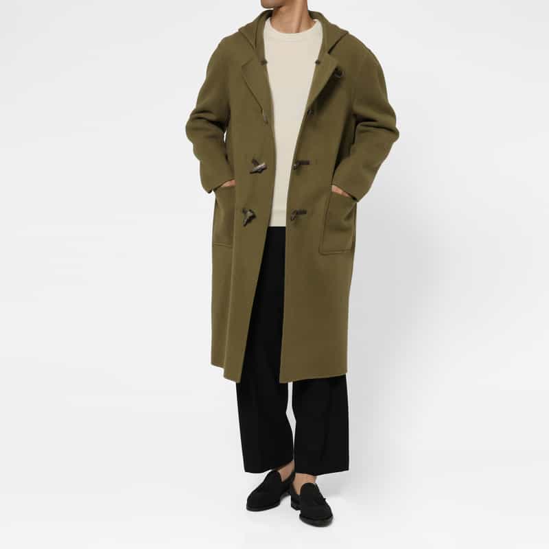 BARNEYS NEW YORK ダッフルコート KHAKI