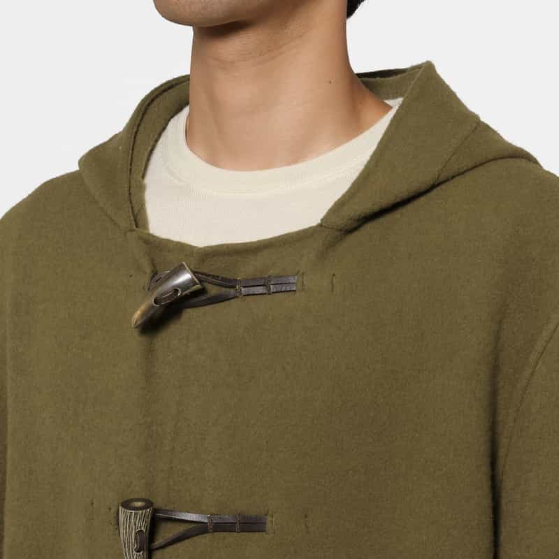 BARNEYS NEW YORK ダッフルコート KHAKI