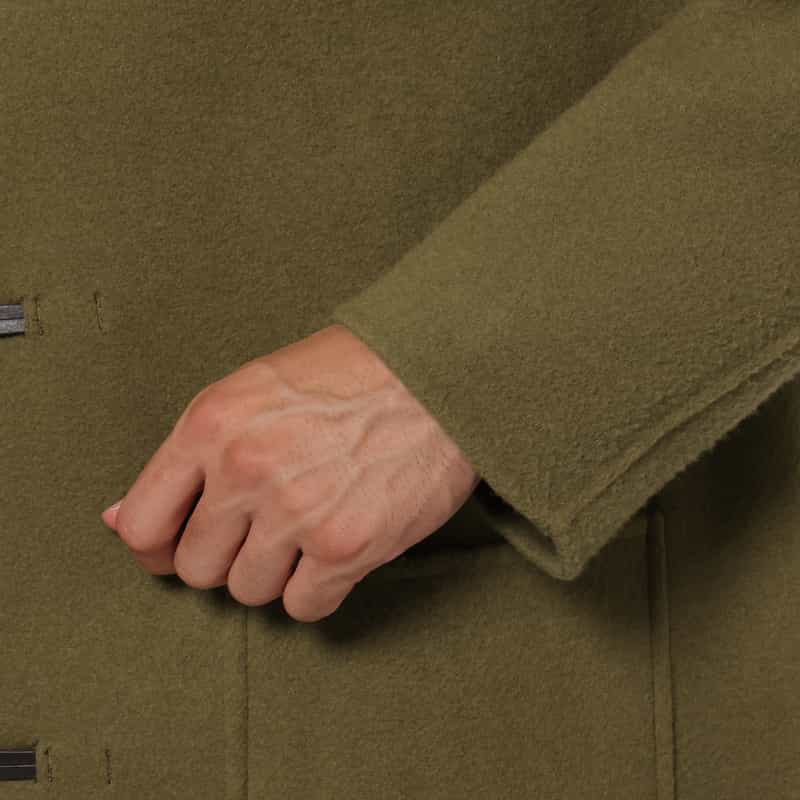 BARNEYS NEW YORK ダッフルコート KHAKI