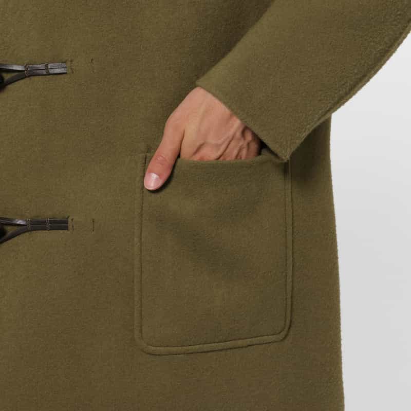 BARNEYS NEW YORK ダッフルコート KHAKI