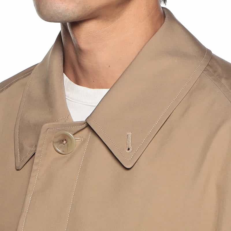 BARNEYS NEW YORK ベルテッドステンカラーコート BEIGE