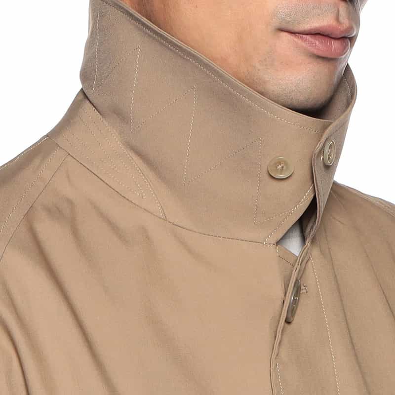 BARNEYS NEW YORK ベルテッドステンカラーコート BEIGE