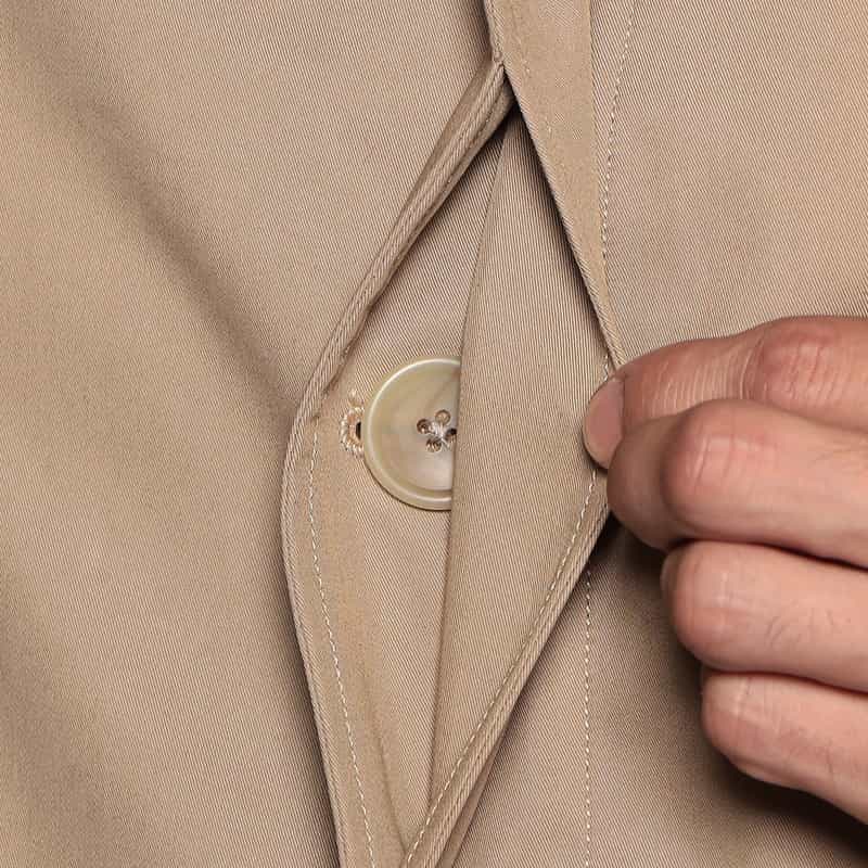 BARNEYS NEW YORK ベルテッドステンカラーコート BEIGE