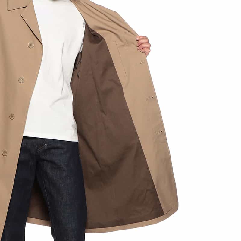 BARNEYS NEW YORK ベルテッドステンカラーコート BEIGE