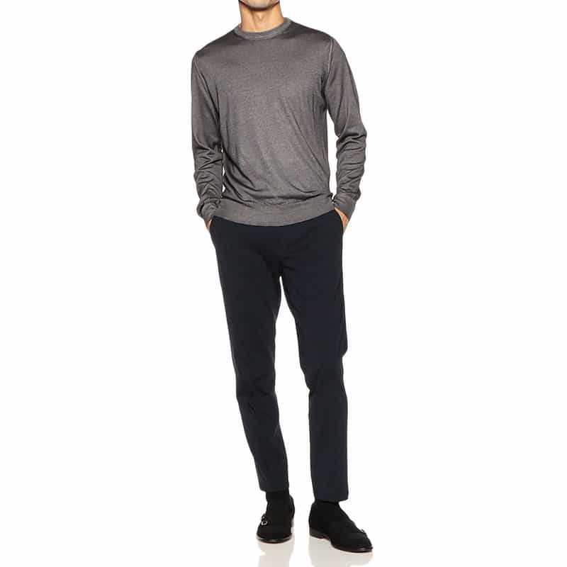 BARNEYS NEW YORK セットアップイージーパンツ NAVY