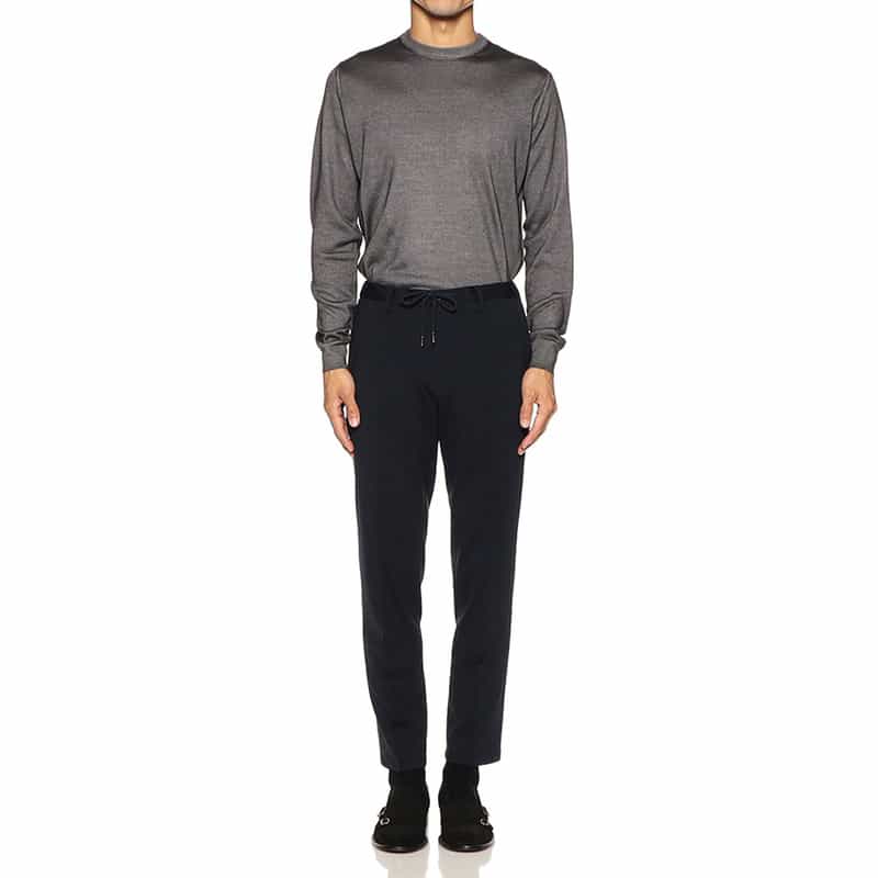 BARNEYS NEW YORK セットアップイージーパンツ NAVY