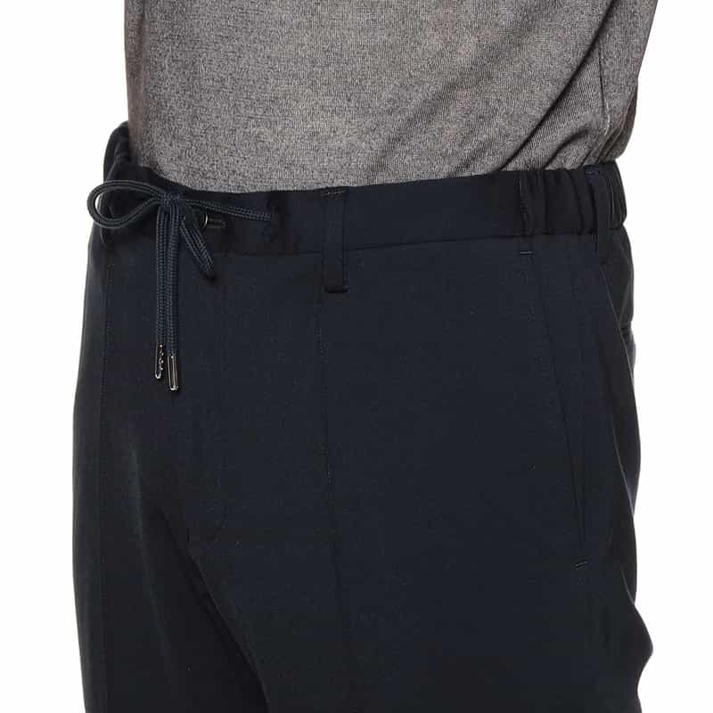 BARNEYS NEW YORK セットアップイージーパンツ NAVY