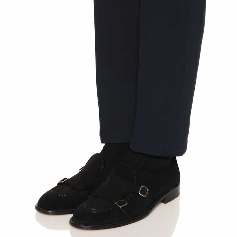 BARNEYS NEW YORK セットアップイージーパンツ NAVY