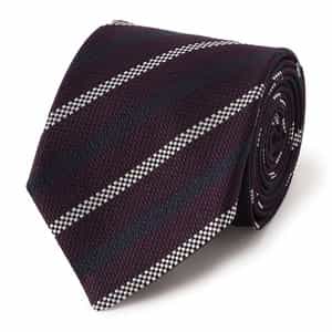 ストライプ柄タイ