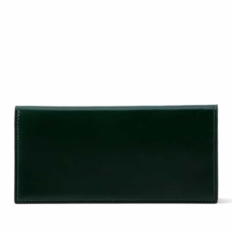 BARNEYS NEW YORK コードバン ロングウォレット GREEN