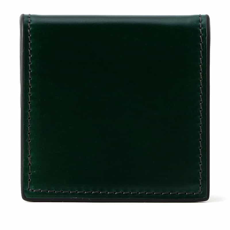 BARNEYS NEW YORK コードバンボックスコインケース GREEN