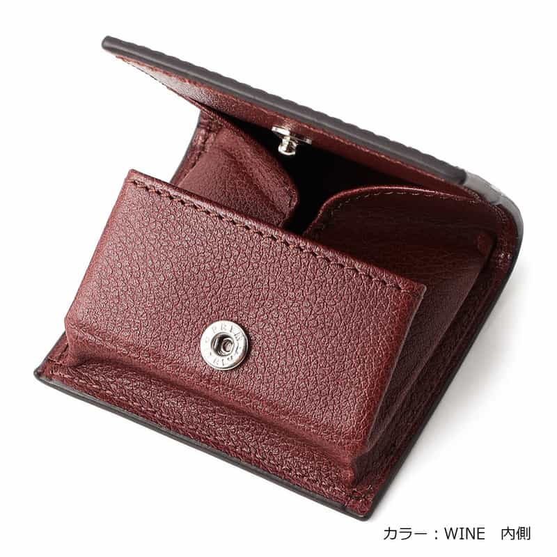 BARNEYS NEW YORK コードバンボックスコインケース WINE