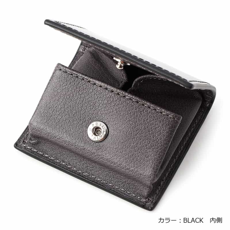 BARNEYS NEW YORK コードバンボックスコインケース BLACK