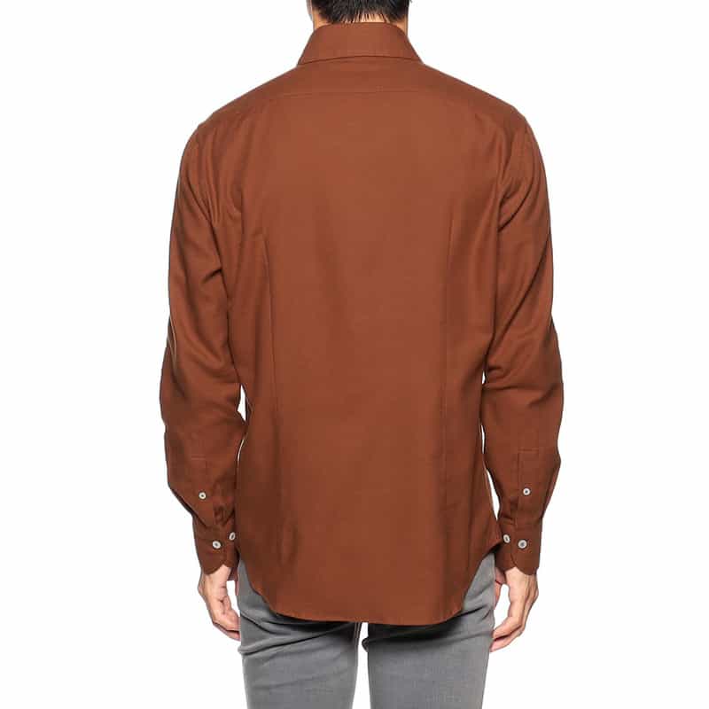 BARNEYS NEW YORK フランネルシャツ BROWN