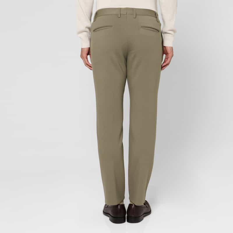BARNEYS NEW YORK ストレッチ素材イージーパンツ BEIGE