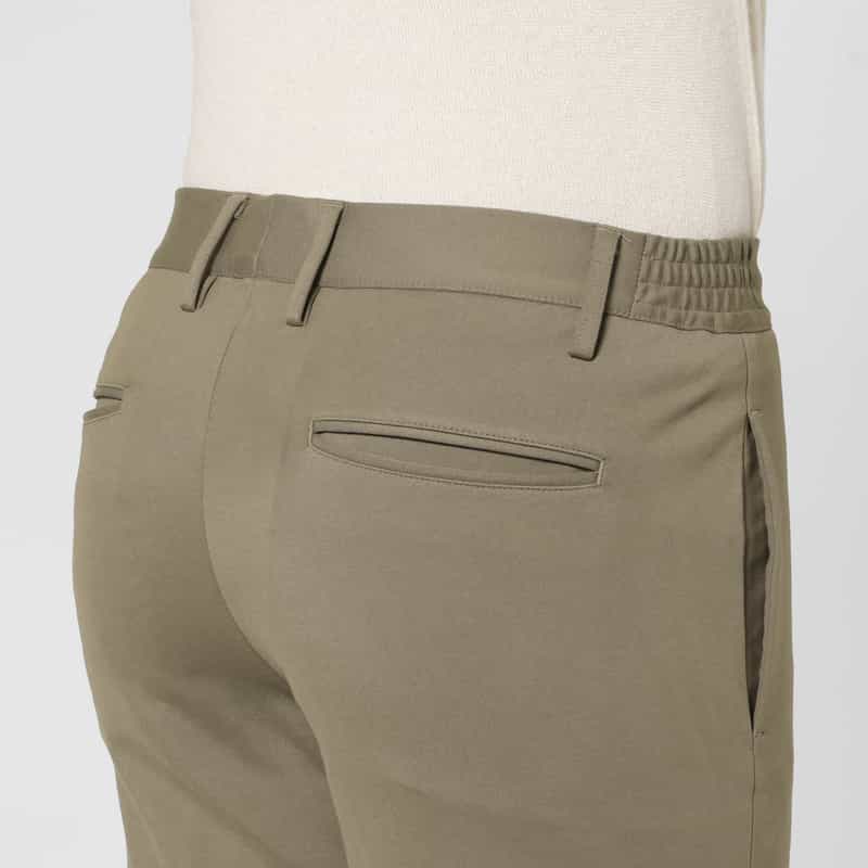 BARNEYS NEW YORK ストレッチ素材イージーパンツ BEIGE