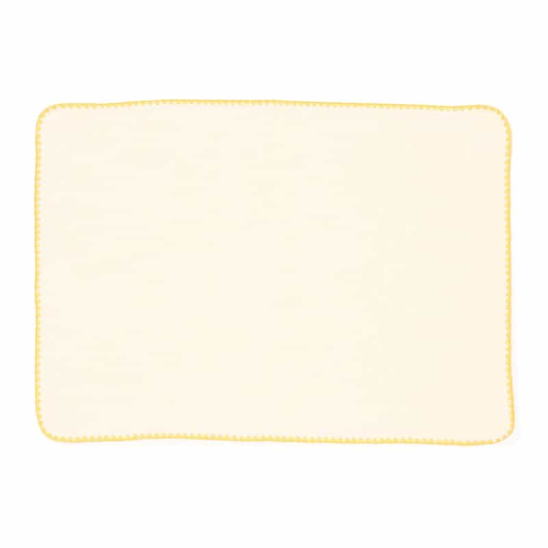 BARNEYS NEW YORK シェルステッチライオンブランケット LIGHT YELLOW