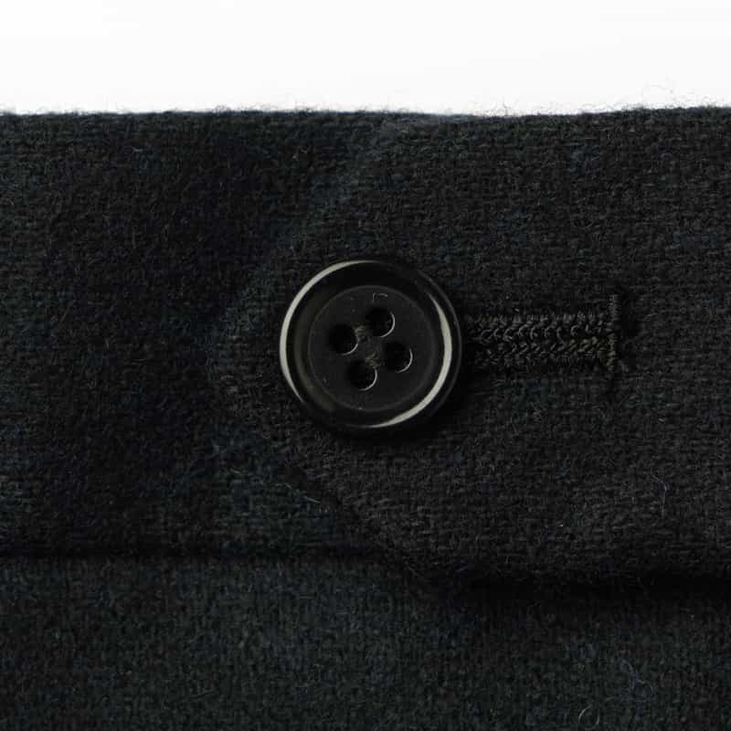 BARNEYS NEW YORK ウールフランネル素材イージーパンツ NAVY