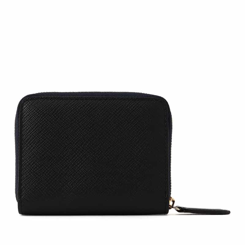 SMYTHSON "PANAMA"スモールジップウォレット NAVY