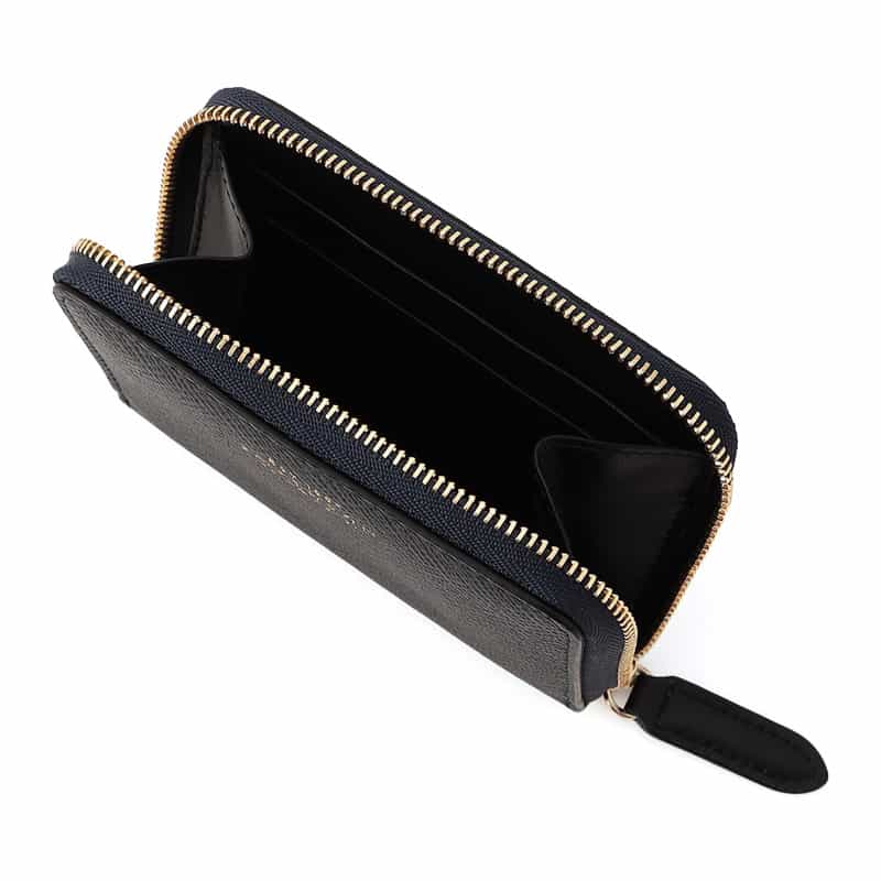 SMYTHSON "PANAMA"スモールジップウォレット NAVY