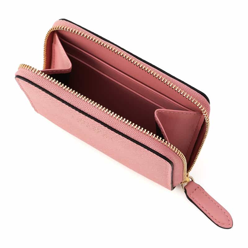 SMYTHSON "PANAMA"スモールジップウォレット PINK