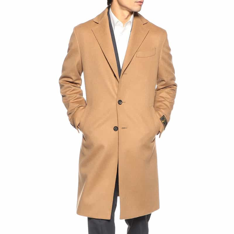 BARNEYS NEW YORK ウールカシミヤチェスターコート BEIGE