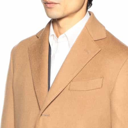 美品『バーニーズニューヨーク』46 シルク100％ チェスターコート ブラウン 美品『バーニーズニューヨーク』46 シルク100％ チェスター