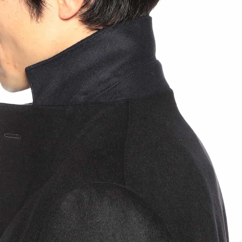 BARNEYS NEW YORK カシミヤチェスターコート NAVY
