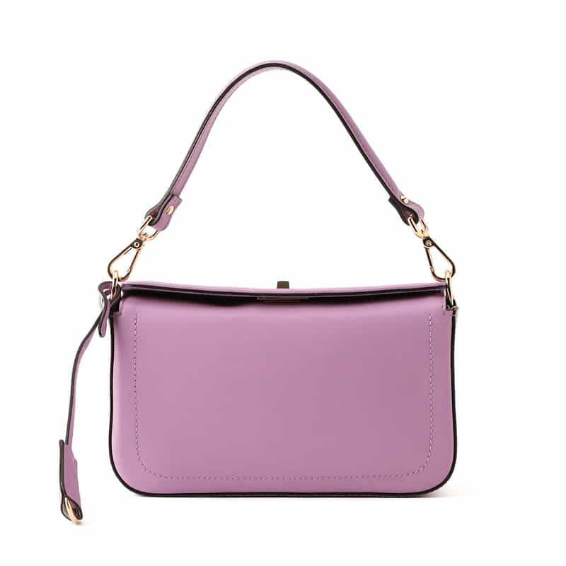 BARNEYS NEW YORK 2WAYレザーショルダーバッグ LILAC