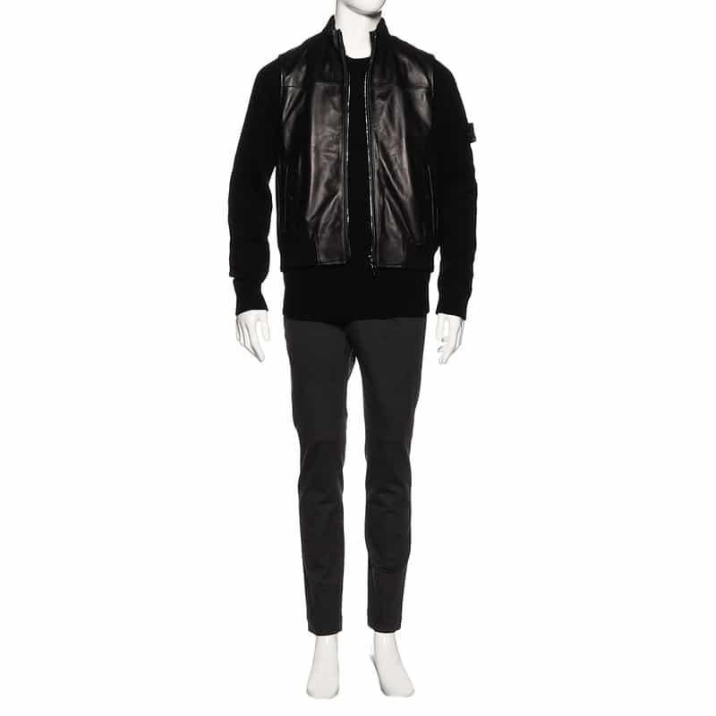 EMMETI 限定レザーベスト “ALIGI ROMBO“ BLACK