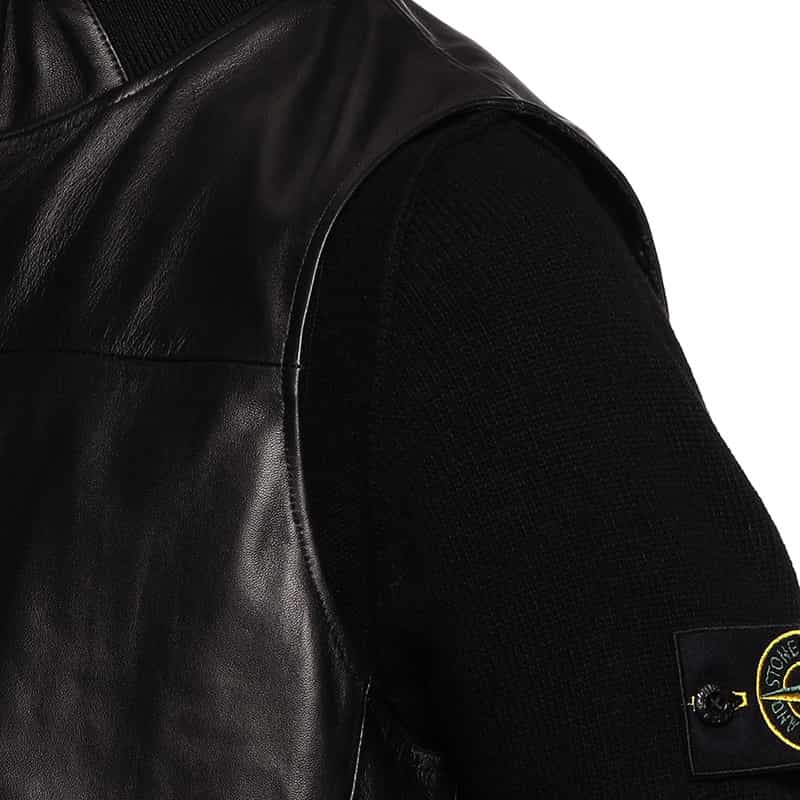 EMMETI 限定レザーベスト “ALIGI ROMBO“ BLACK