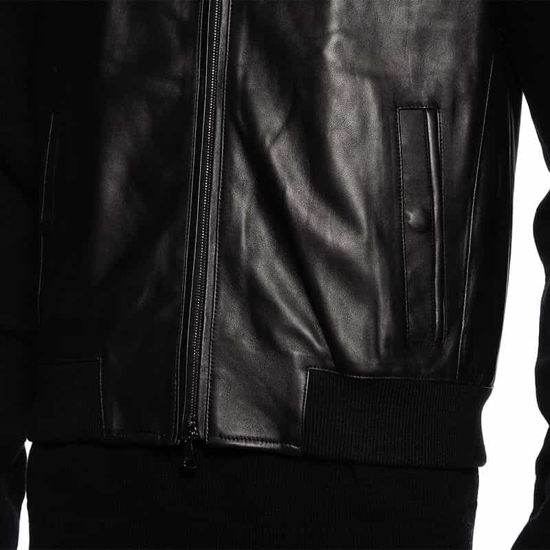 EMMETI 限定レザーベスト “ALIGI ROMBO“ BLACK