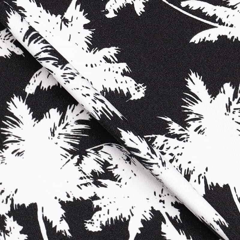 HYDROGEN プリントポロシャツ BLACK