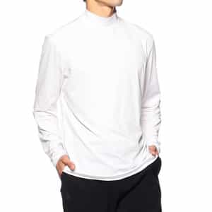 モックネックストレッチカットソー