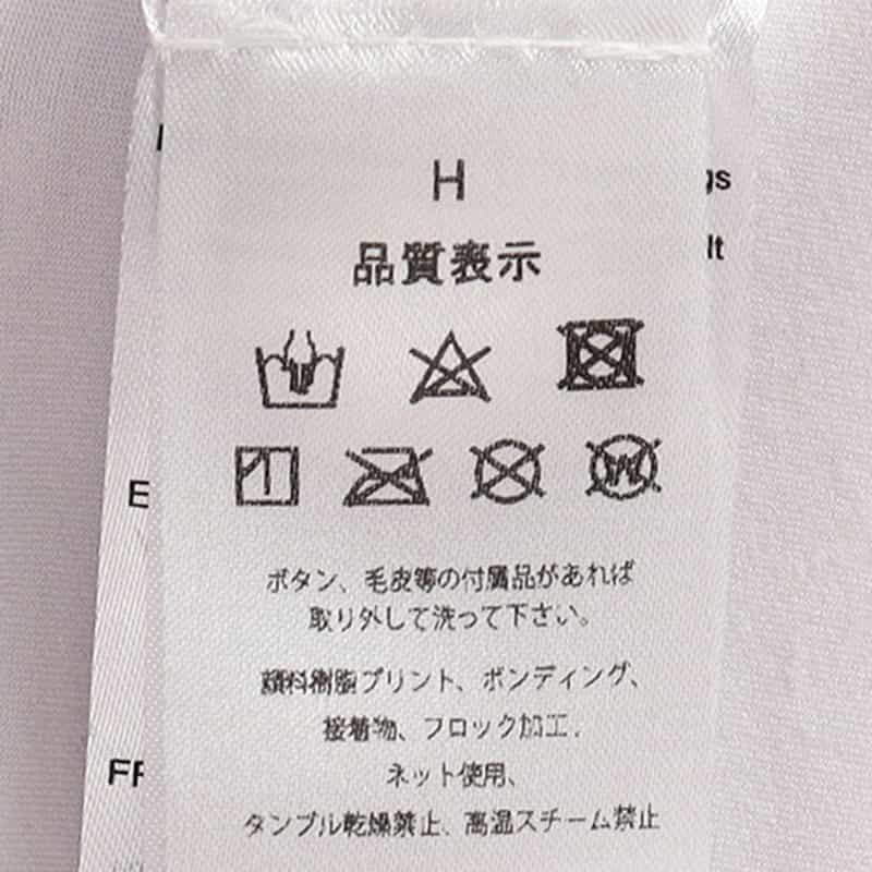 HYDROGEN モックネックストレッチカットソー WHITE