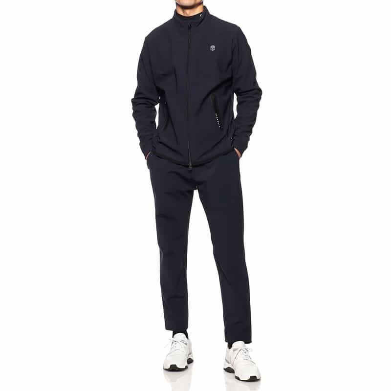 HYDROGEN セットアップ裏地フリースソフトシェルパンツ NAVY